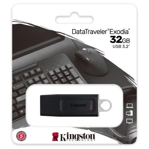 Kingston 32GB USB3.2 GEN 1 Data Traveler Flash Bellek
