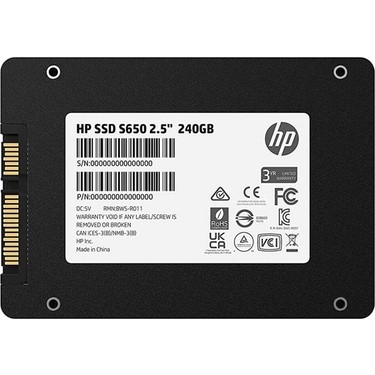 HP 240 GB SSD 2.5" 560/450 MB Harddisk