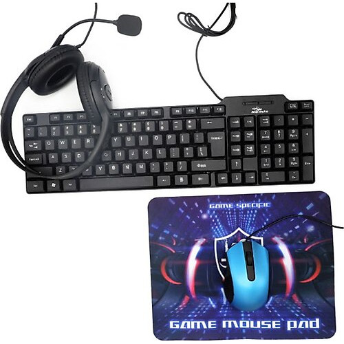 ACL K20 E-Spor 4 lü Oyuncu Set Klavye-Mouse-Kulaklık-Mouse Pad