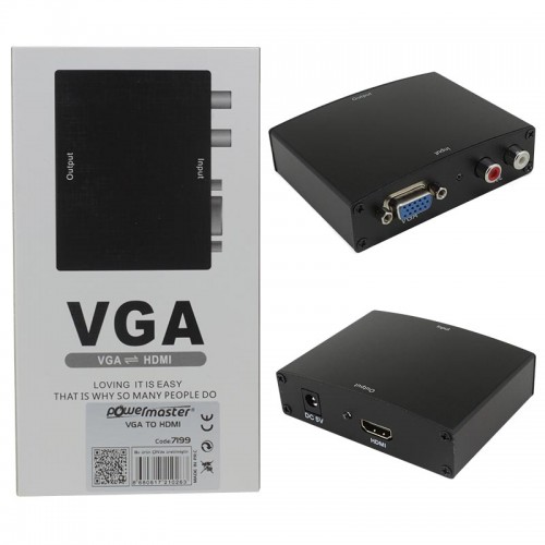 Powermaster VHC11 Vga To Hdmı Dönüştürücü