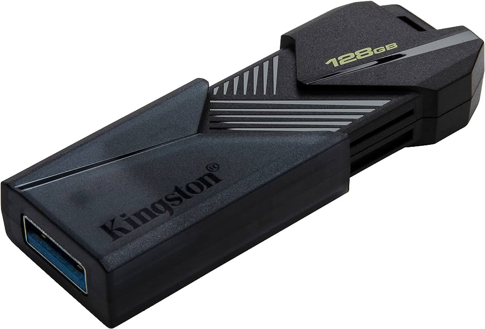 Kingston 128GB USB3.2 GEN 1 Data Traveler DTXON/128GB Hareketli Kapak Tasarımı