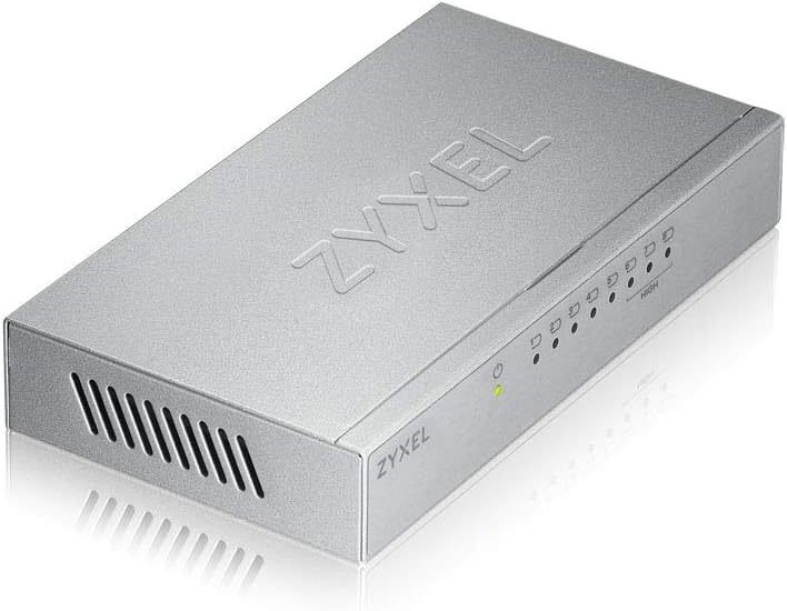 Zyxel ES-108A v3 8 Port 10/100 Metal Kasa Ethernet Switch
