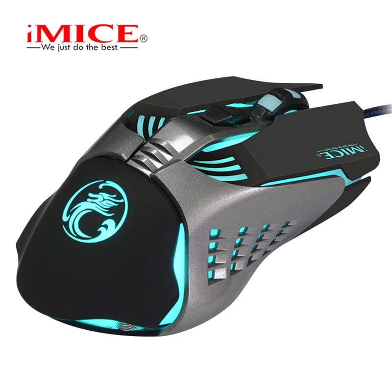 iMice V5 E-Spor Işıklı 3200 Dpi 7 Tuşlu Oyuncu Mouse